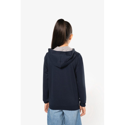 Kids’ full zip hooded sweatshirt